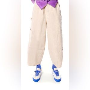 Meals cargo pants cream colored unisex size L/XL